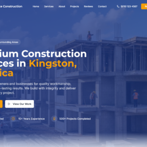 Kingston Elite Construction Website Template